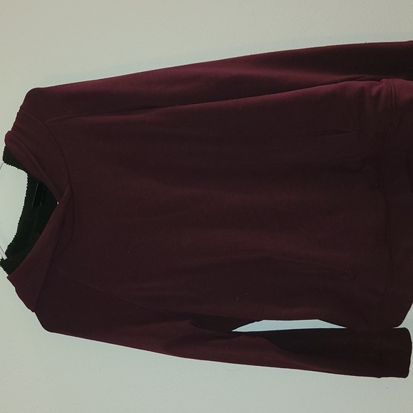 32 ° Heat fleece hoodie (cranberry) size Large - Picture 4 of 6